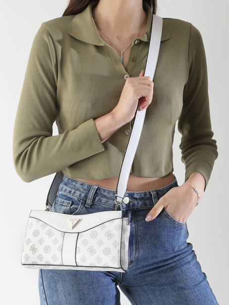 Cross Body Tas Izzy Polyurethaan Guess Wit izzy PG952112 ander zicht 1